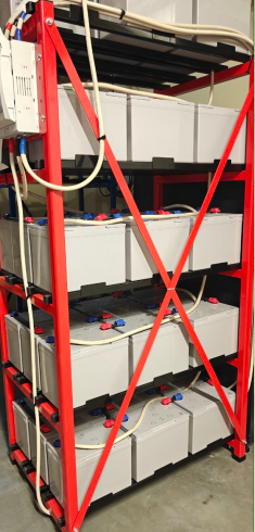 аккумуляторный массив в Телехаусе Руколо в Перми