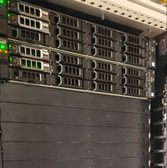 Шкафы глубиной 1200 шириной 800 в дата-центре Телехаус в Перми